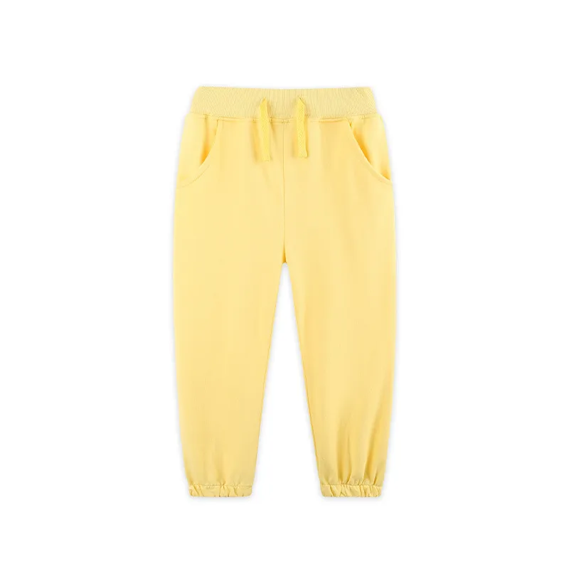 MOQ 8 Preorder P0879 Yellow Pocket Girls Long Pants 202509