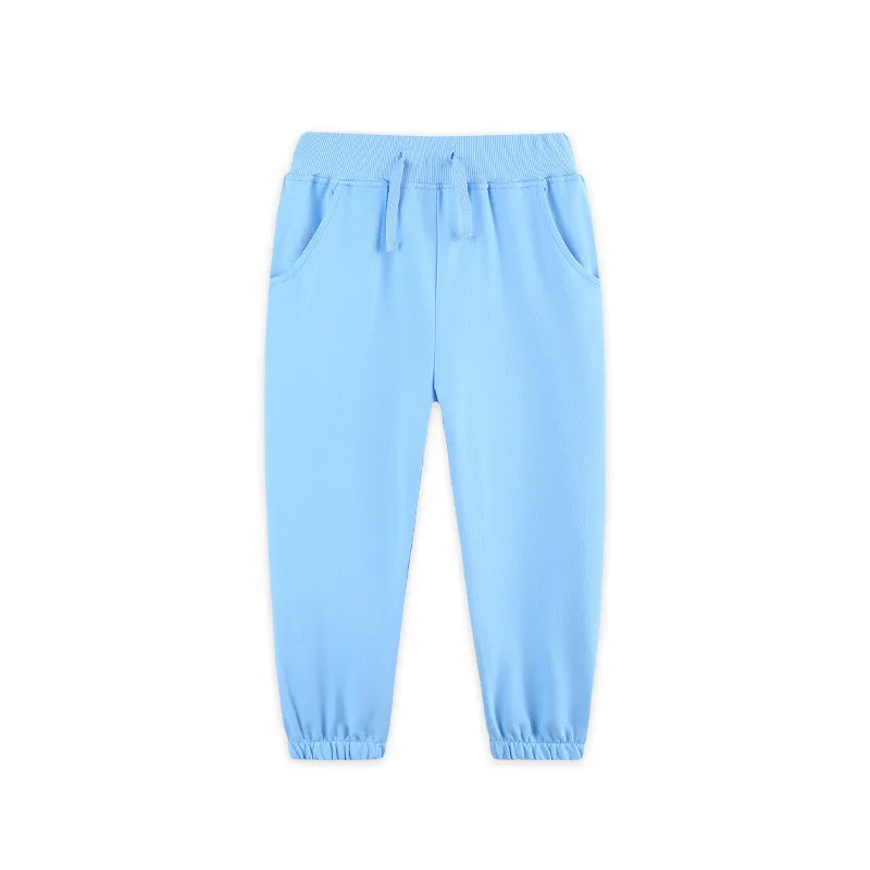 MOQ 8 Preorder P0880 Sky Blue Pocket Girls Long Pants 202509