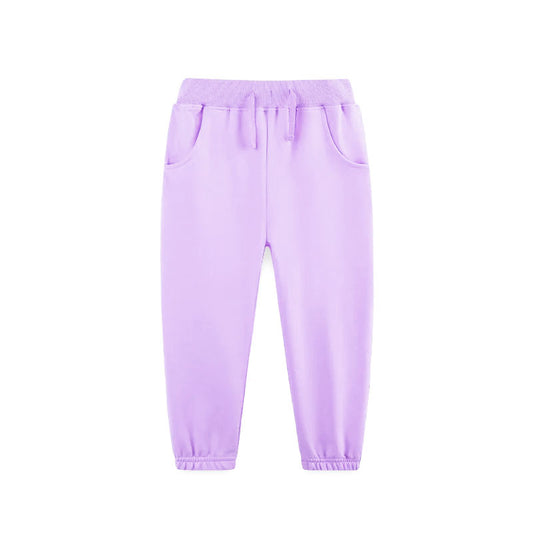 MOQ 8 Preorder P0881 Light Purple Pocket Girls Long Pants 202509