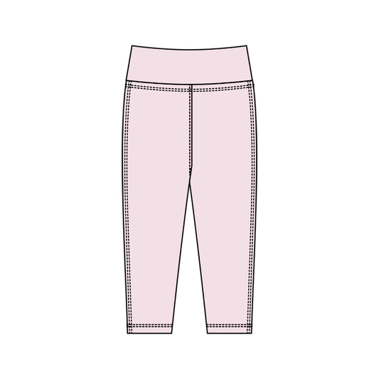 MOQ 5 Preorder P0929 Solid Pink Girls Yoga Pants 202510