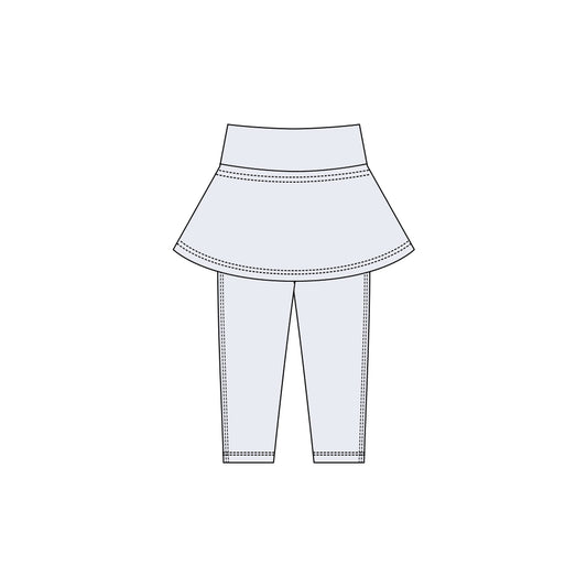 MOQ 5 PCS Preorder P0984 Solid Light Gray Girls Yoga Dress Pants 202511