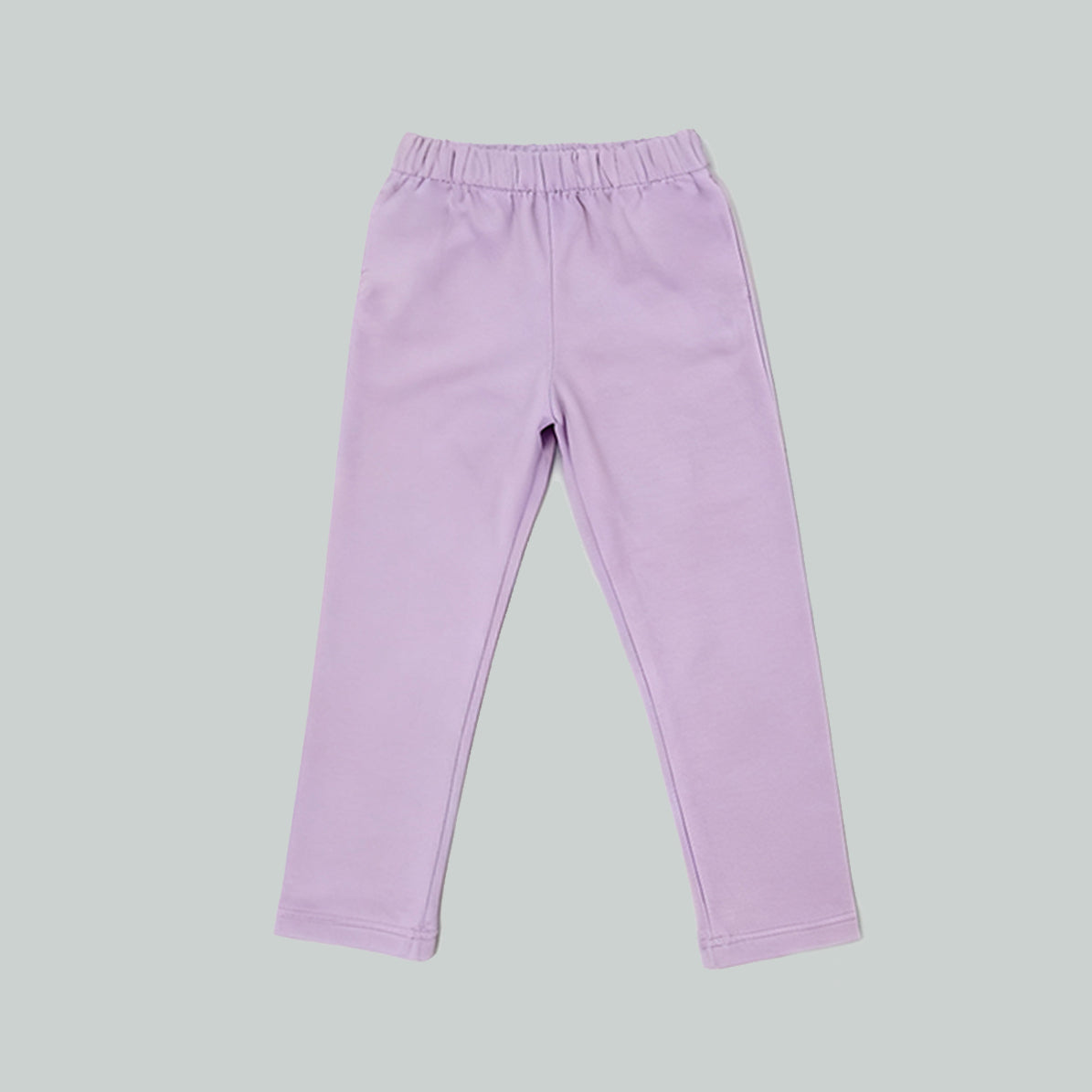 MOQ 5 PCS Preorder P0986 Solid Light Purple Girls Pants 202511