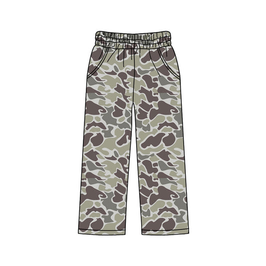 MOQ 5 PCS P0992 preorder Adult Female Gray Green Brown Camouflage Long Pants 202511