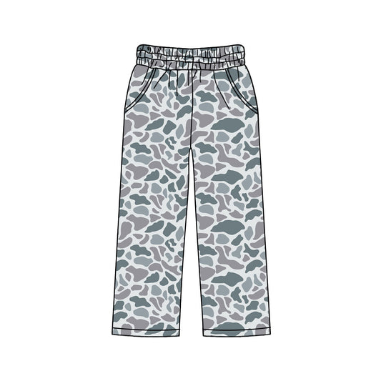 MOQ 5 PCS P0994 preorder Adult Female Gray Camouflage Long Pants 202511