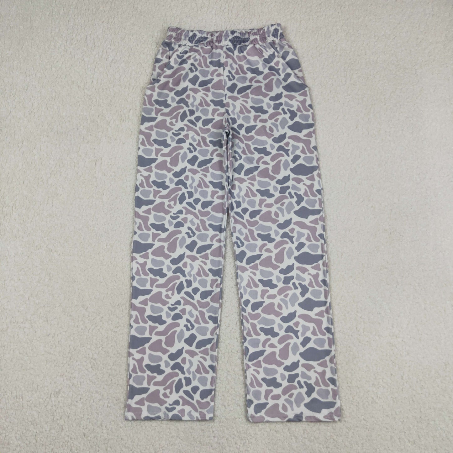 P0994 preorder Adult Female Gray Camouflage Long Pants 202605 RTS