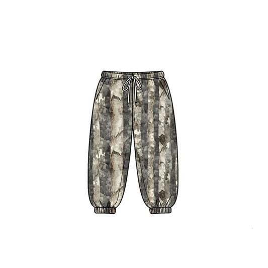 MOQ 5 PCS Preorder P1031 Branches Leaves Gray Green Pants Boys Pants 202604