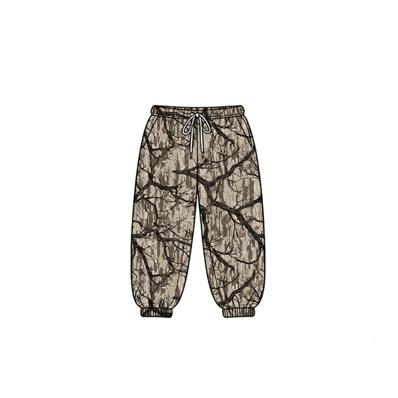 MOQ 5 PCS Preorder P1032 Branches Leaves Gray Brown Pants Boys Pants 202604