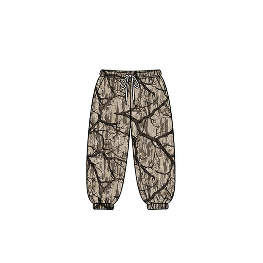 MOQ 5 PCS Preorder P1032 Branches Leaves Gray Brown Pants Boys Pants 202604