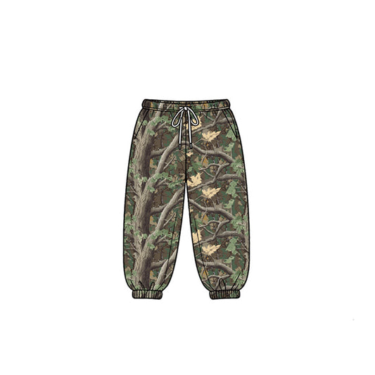 MOQ 5 PCS Preorder P1033 Branches Leaves Green Brown Pants Boys Pants 202604