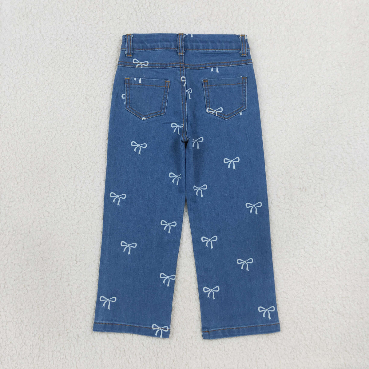 P1149 Bows Pattern Girl Denim Jeans 202608 RTS
