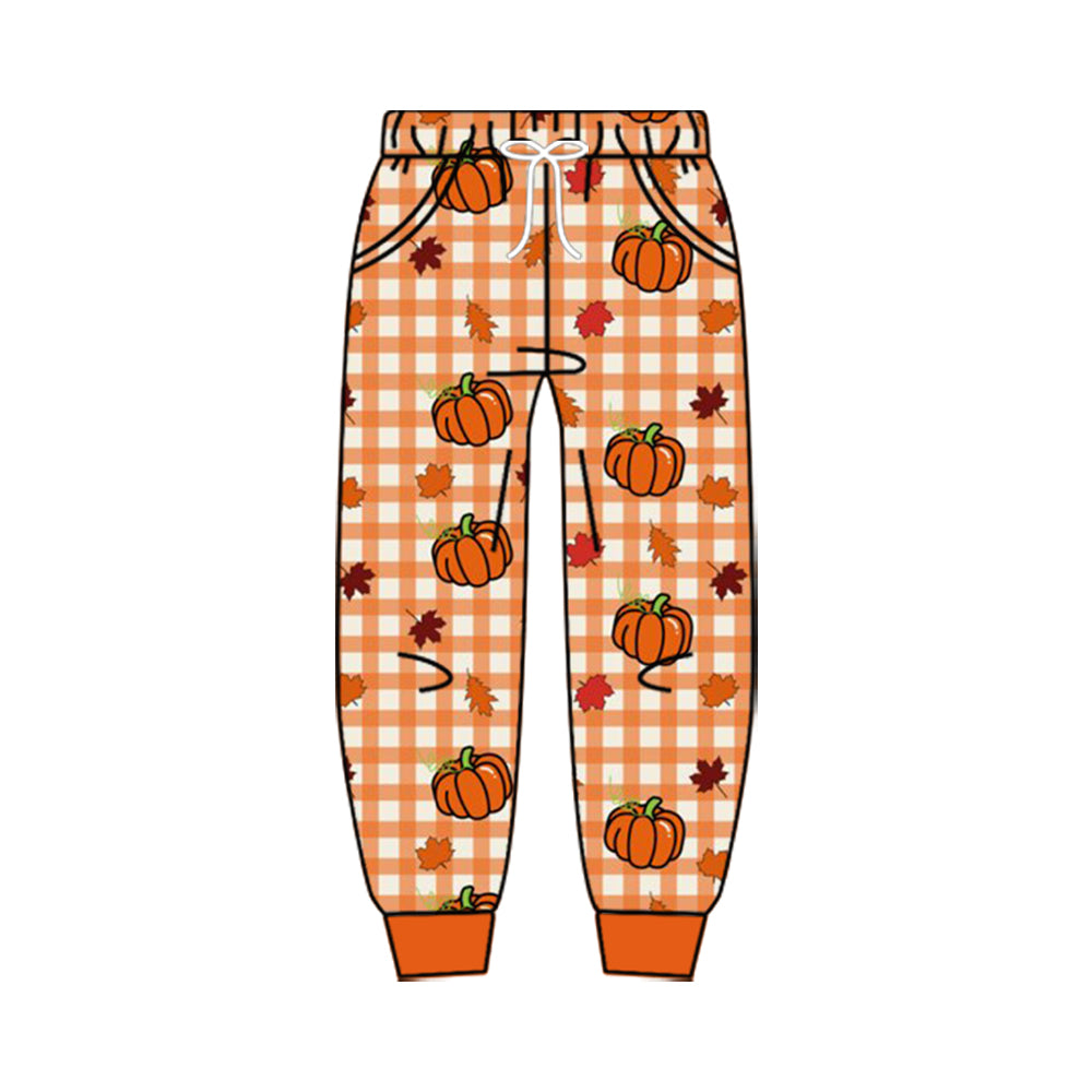 MOQ:5pcs P1198 pre-order baby boy clothes pumpkin boy fall winter pant-2026.8.21