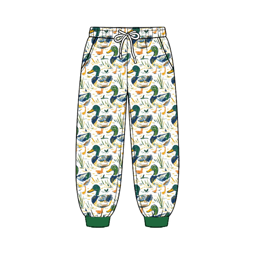 MOQ:5pcs P1203 pre-order baby boy clothes mallard ducks boy fall winter pant-2026.8.25