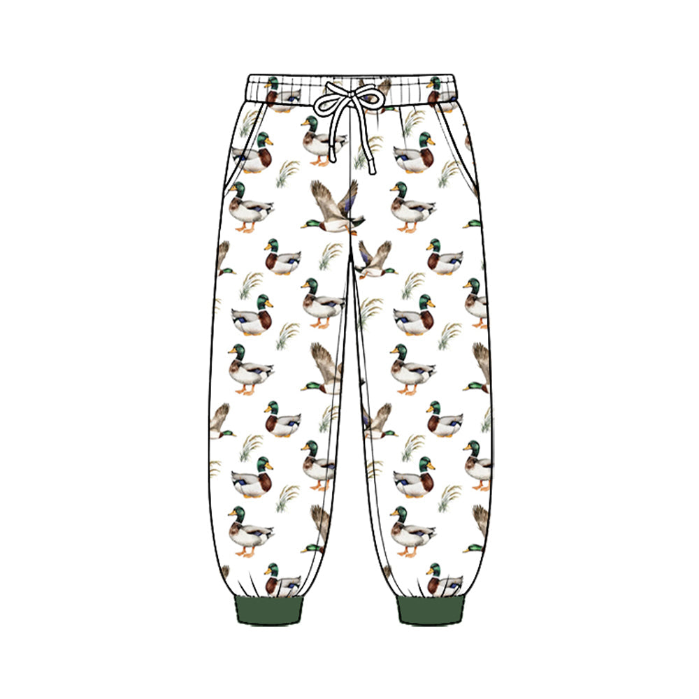 MOQ:5pcs P1204 pre-order baby boy clothes mallard ducks boy fall winter pant-2026.8.25
