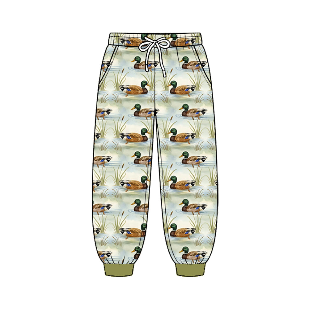 MOQ:5pcs P1206 pre-order baby boy clothes mallard ducks boy fall winter pant-2026.8.25