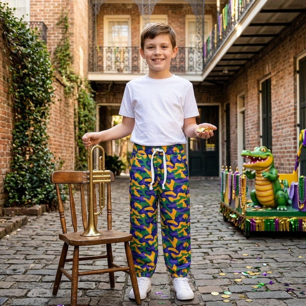 P1248 Mardi Gras Cmao Boys Pants