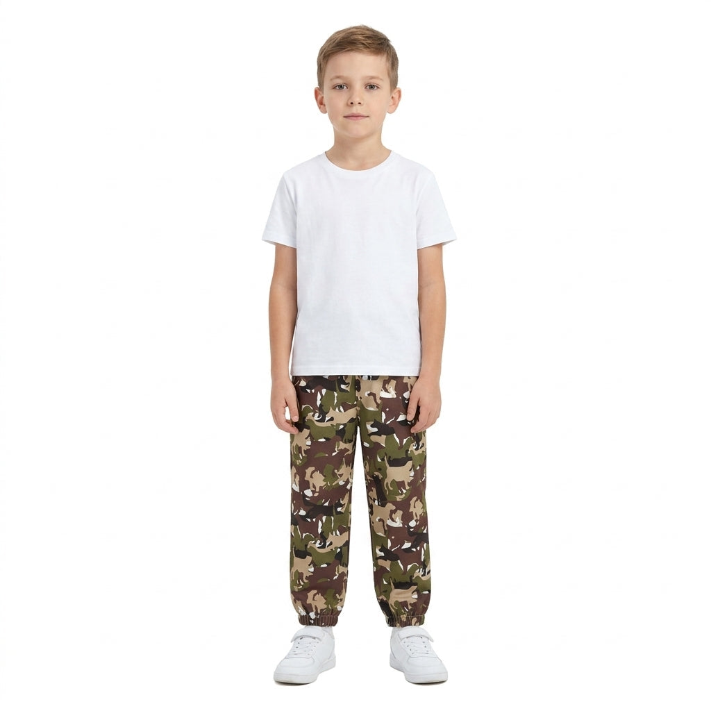 P1256 Hunting Duck Puppy Camo Kids Boys Pants