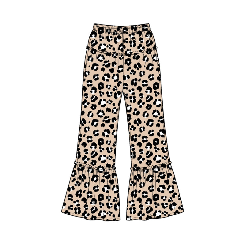 Preorder MOQ 5 pcs Each Style Colorful Leopard Girl's Wide-Leg Pants Kids Matching Clothes£¨¸±±¾£©