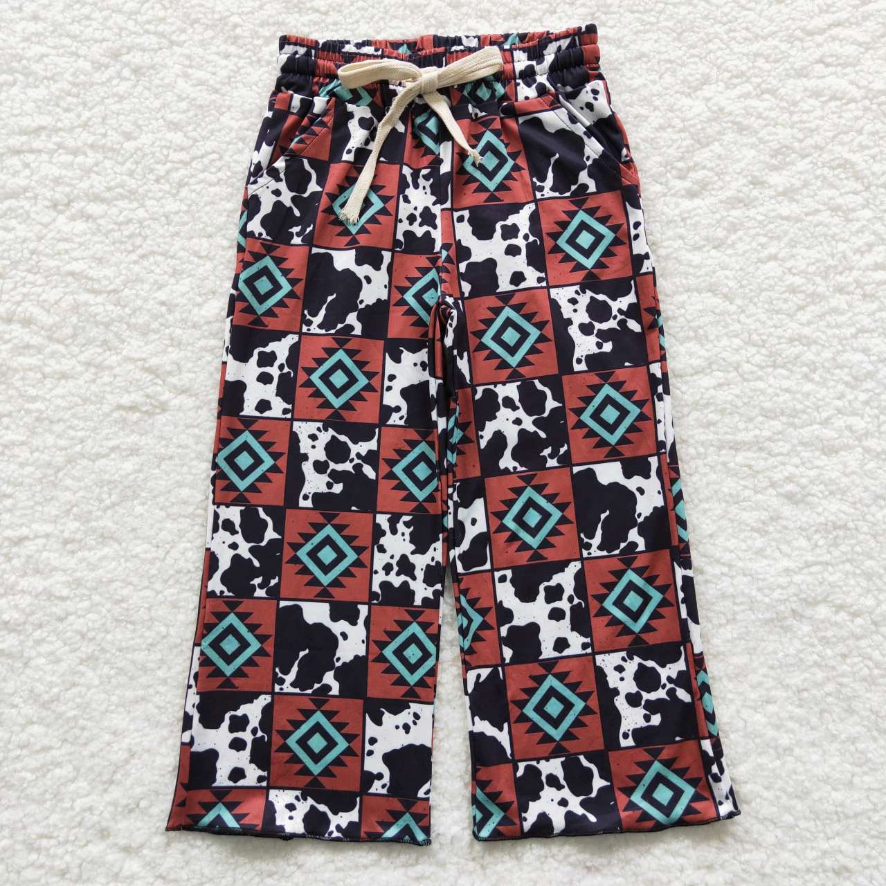 P0140  Western Cowboy Baby Girls Legging Long Pants