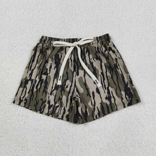 New S0194 Green Camo Boys Bathing Suits Swimsuits Swimming Trunks 202605 RTS