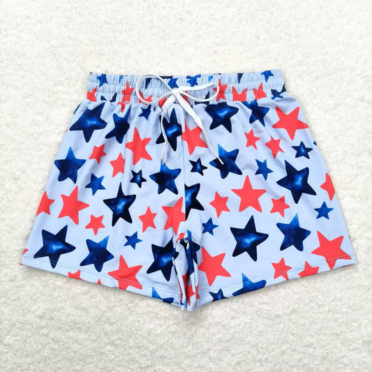 S0231 Star Blue swimming trunks High quality