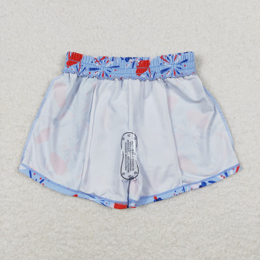 S0336 4th of July Boys Blue Swimming Trunks High Quality RTS 202508