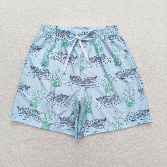 S0359 adult man duck light blue swimming trunks RTS 202508