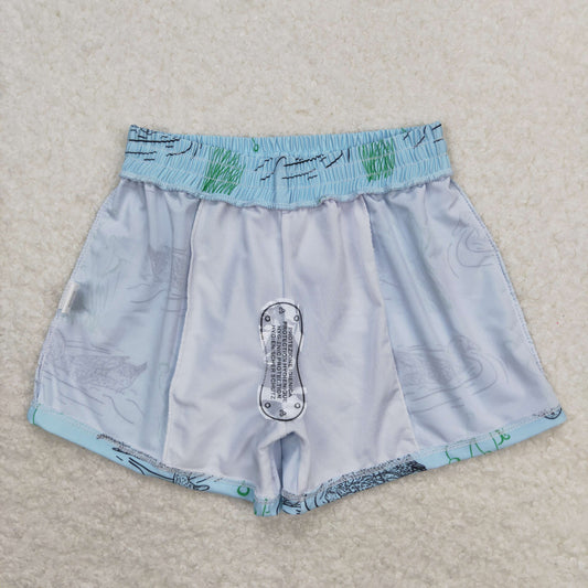 S0361 Duck aqua swimming trunks high quality