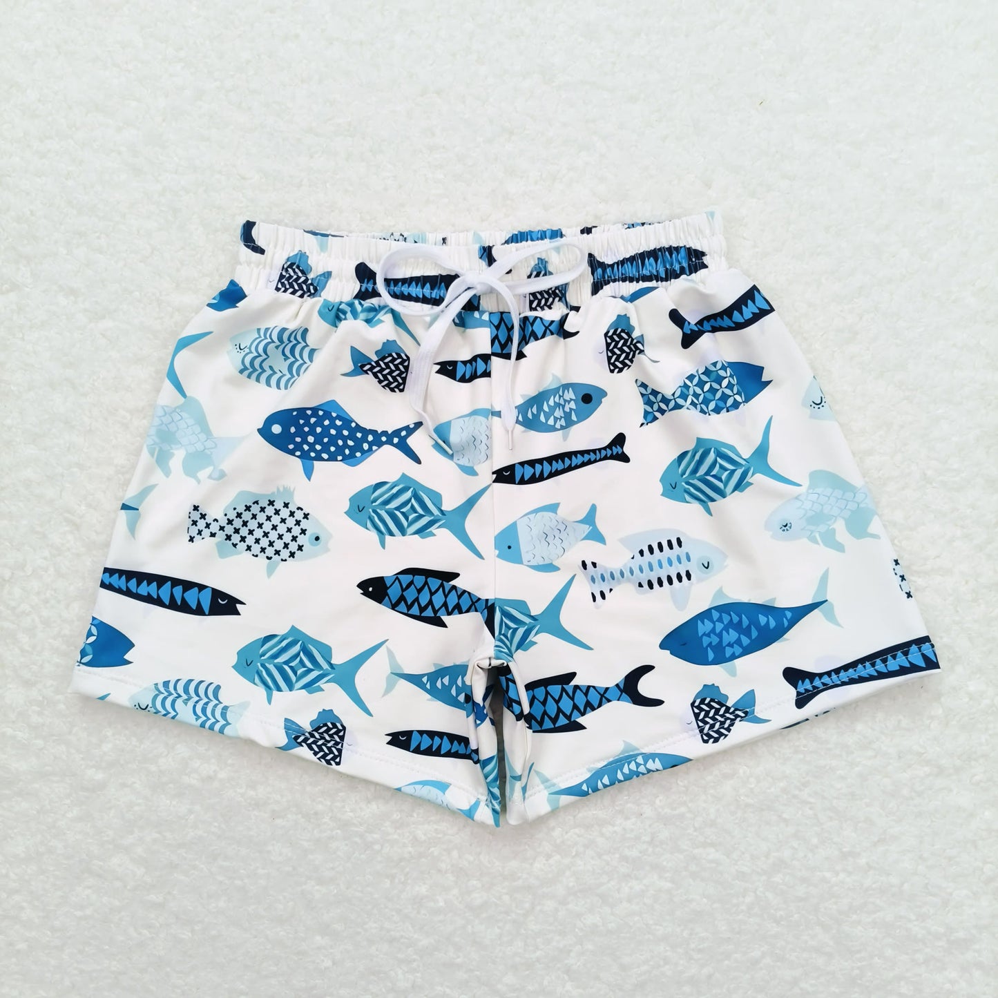 S0399 Small fish swimming trunks High quality wholesale waterproof baby boy swimwear for sale