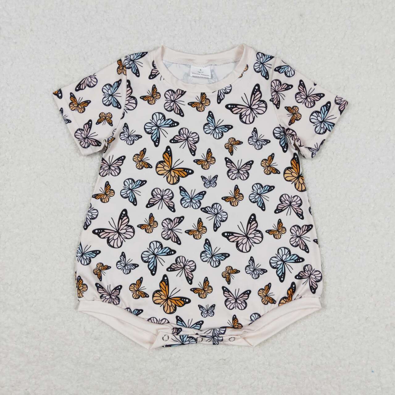 SR1558 Butterfly Short sleeve romper High quality girls rompers