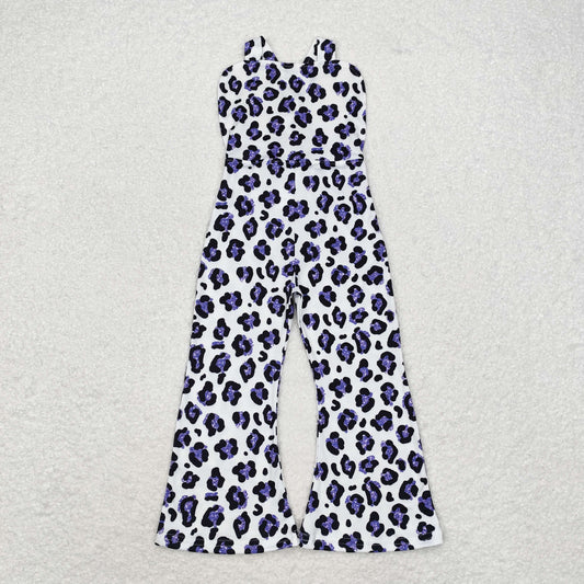 SR1932 Purple leopard print white strap onesie high quality wholesale