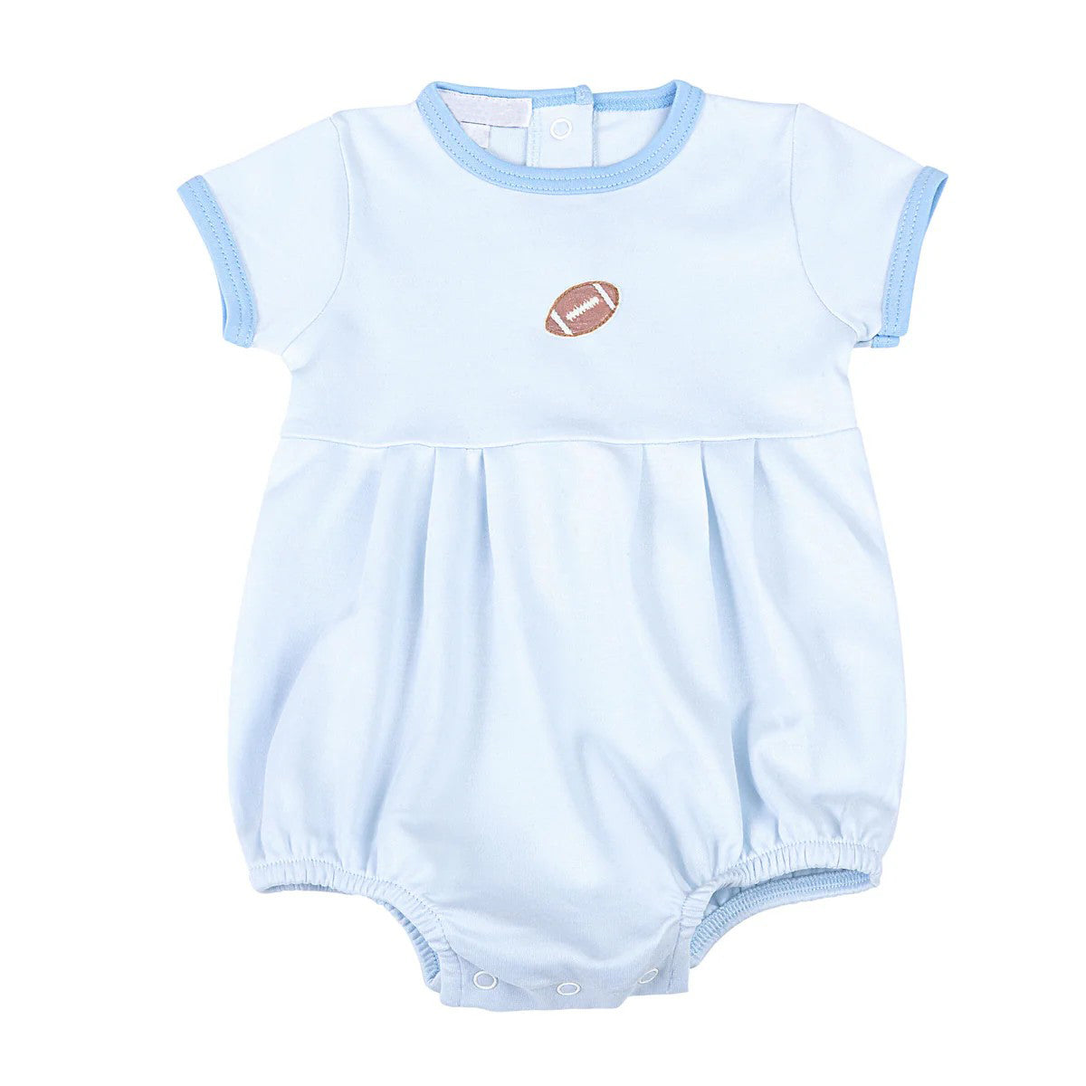 Preorder SR1946 NO MOQ football blue short-sleeved onesie