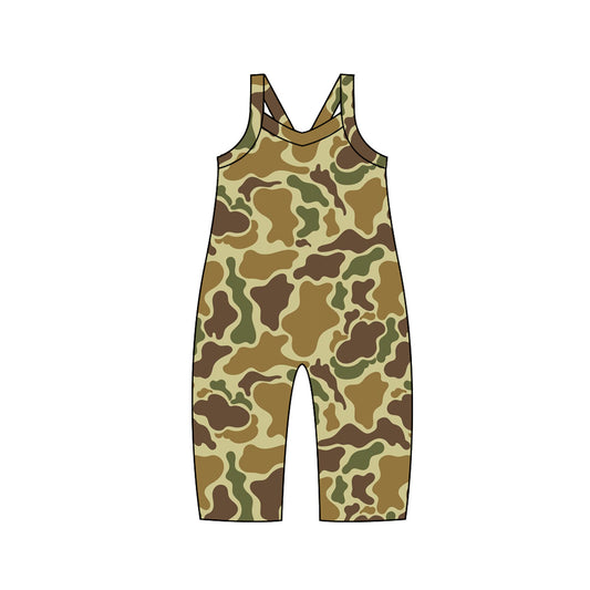 Preorder SR1984 Camouflage green sleeveless onesie high quality wholesale