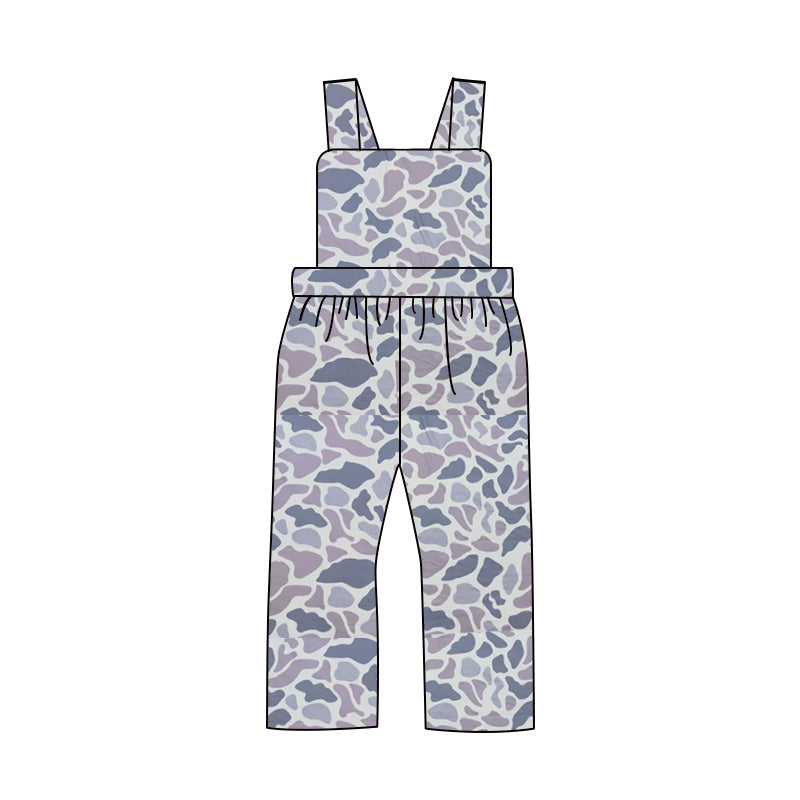 Preorder SR1994 Camouflage gray-blue jumpsuit with straps