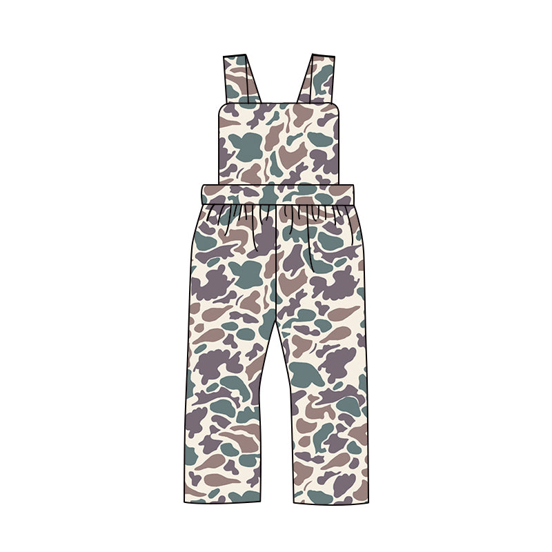 Preorder SR1996 Camo rice green belt jumpsuit