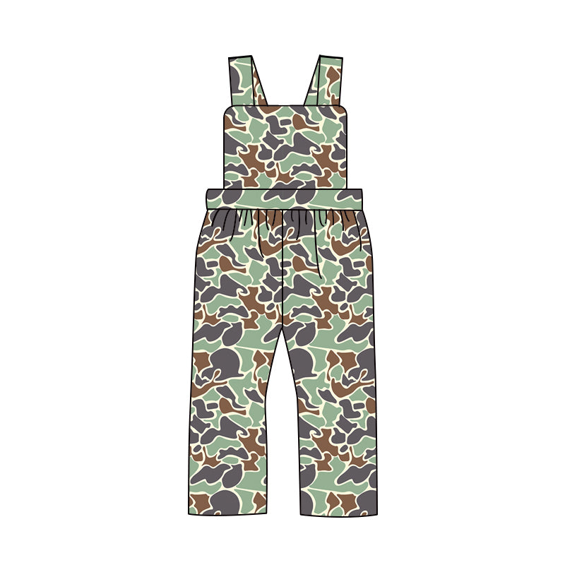 Preorder SR2006 Camouflage brown green belt jumpsuit