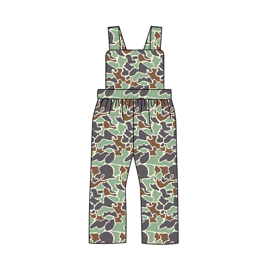 Preorder SR2006 Camouflage brown green belt jumpsuit