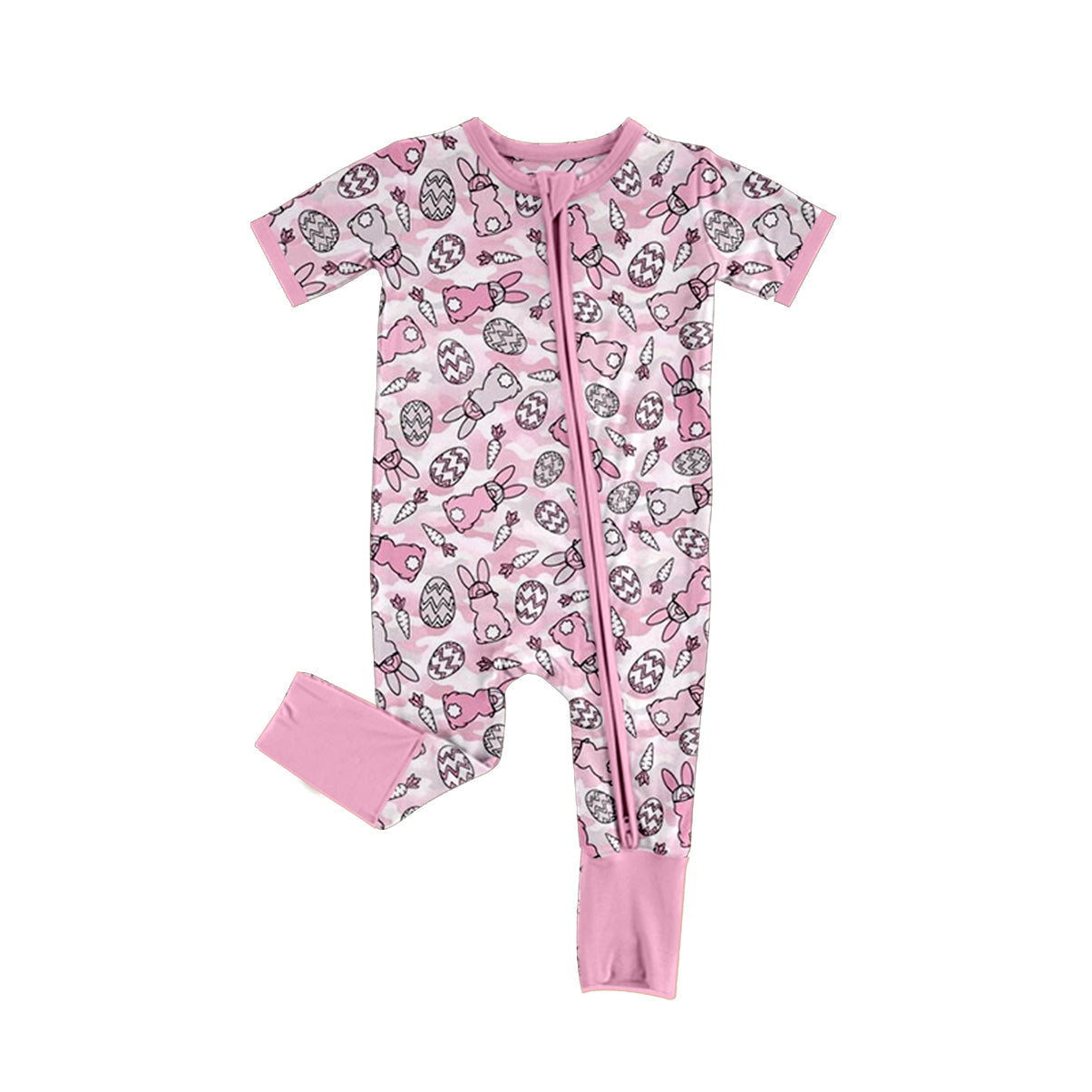Preorder MOQ 5 pcs Each Style Easter Bunny Camo Kids Matching Clothes 202609