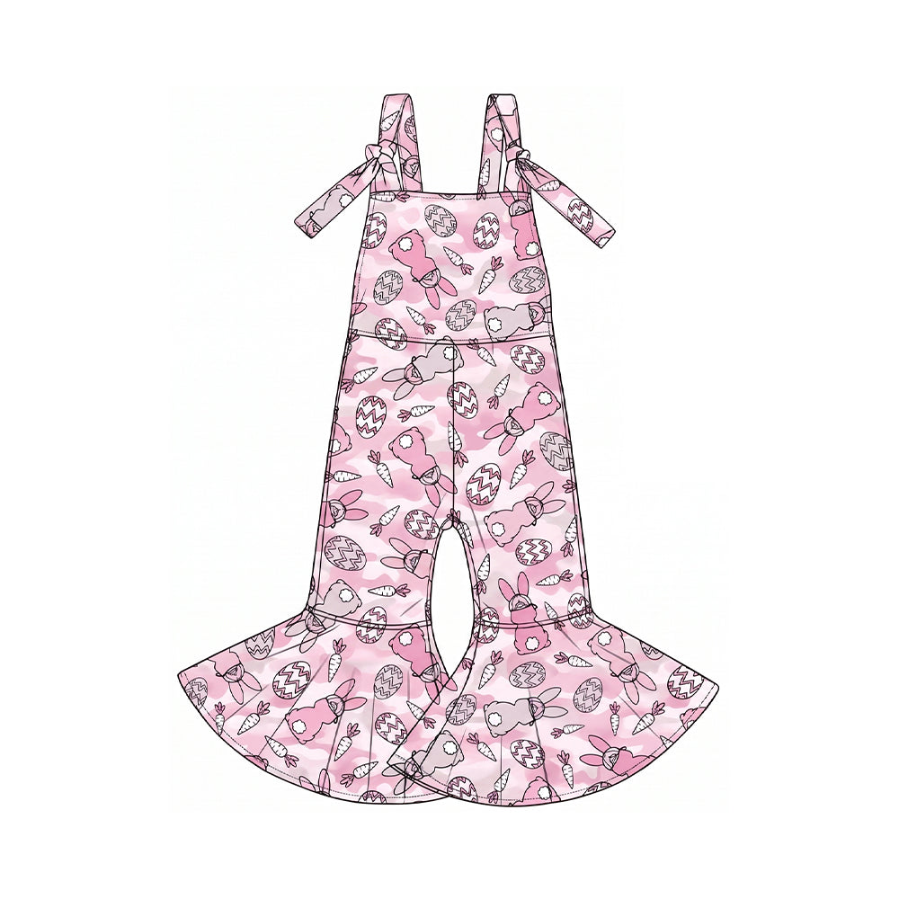 Preorder MOQ 5 pcs Each Style Easter Bunny Camo Pink Kids Matching Clothes 202609