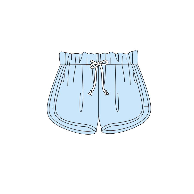 preorder  SS0158  Light Blue Girls Shorts Pants