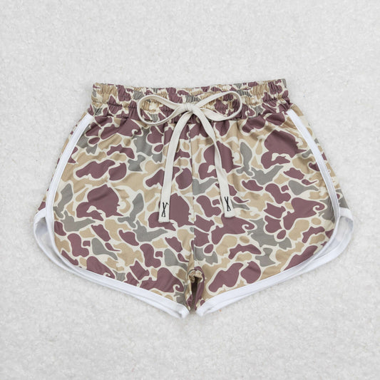 SS0176 Girls High Quality Brown Camouflage Shorts RTS 202508