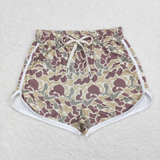 SS0177 Adult Girls High Quality Brown Camouflage Shorts RTS 202509