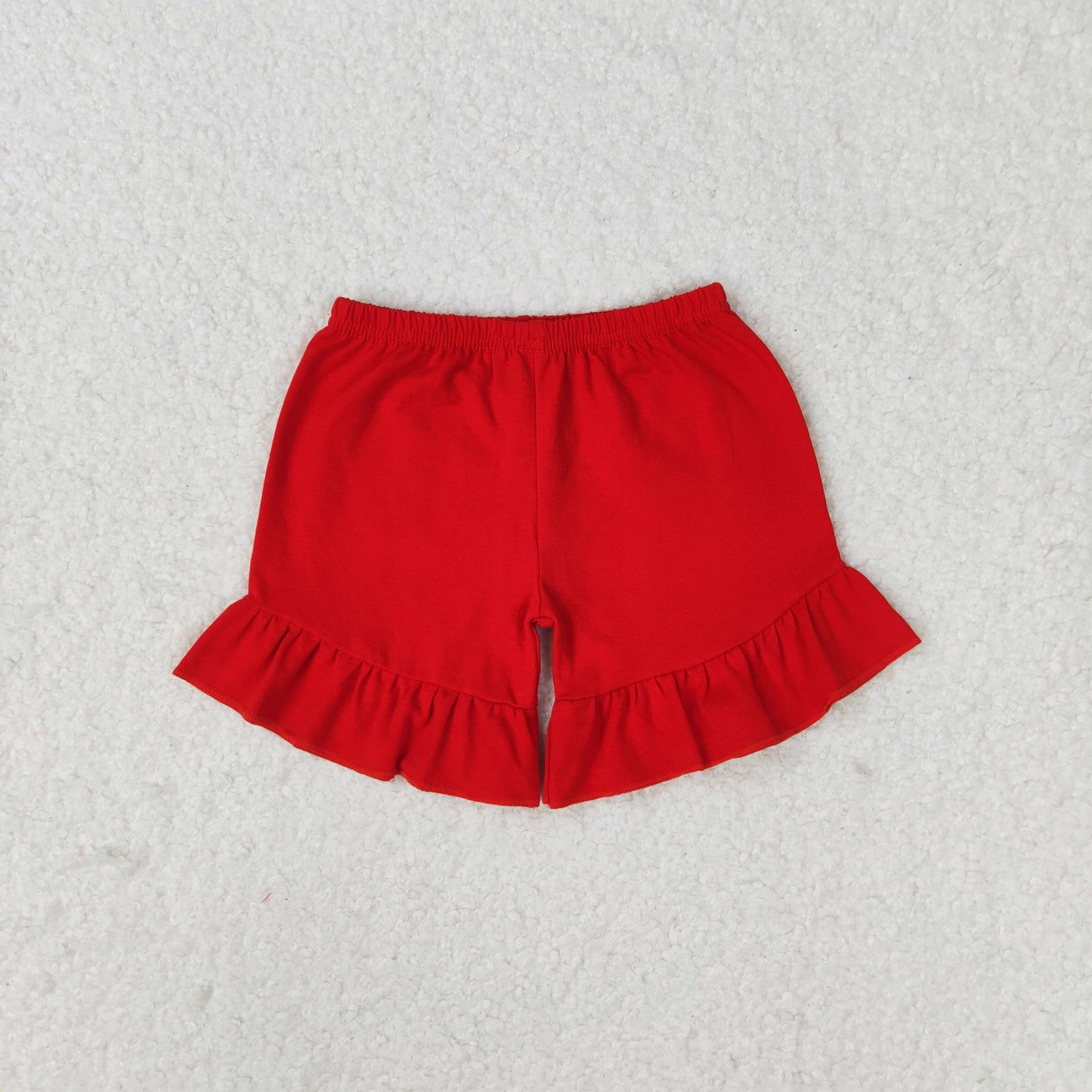 SS0269 Red lace shorts high quality the industry china wholesale cheapest kids shorts