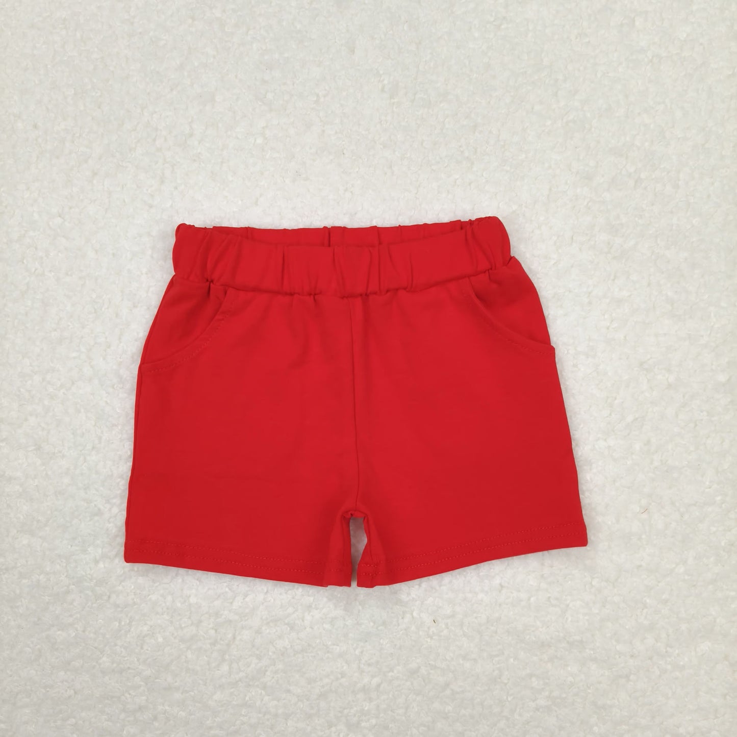 SS0270 Red cotton shorts high quality wholesale china wholesale kids shorts boys breathable