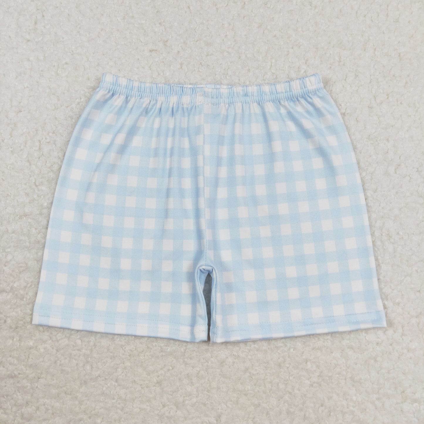 SS0353 Boys blue plaid shorts high quality technology wholesale price shorts kids boy