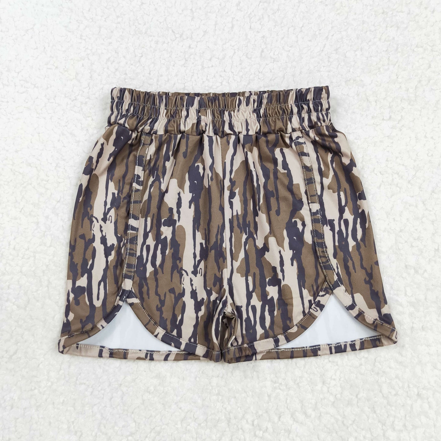 SS0360 RTS Army green camouflage shorts