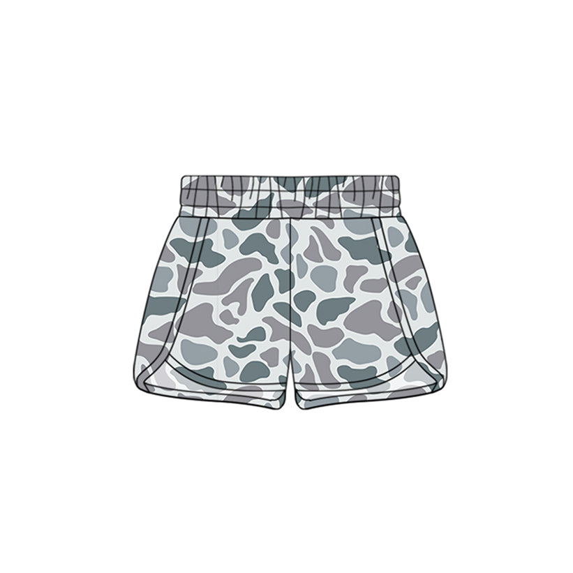 Preorder SS0361 NO MOQ grey camouflage shorts