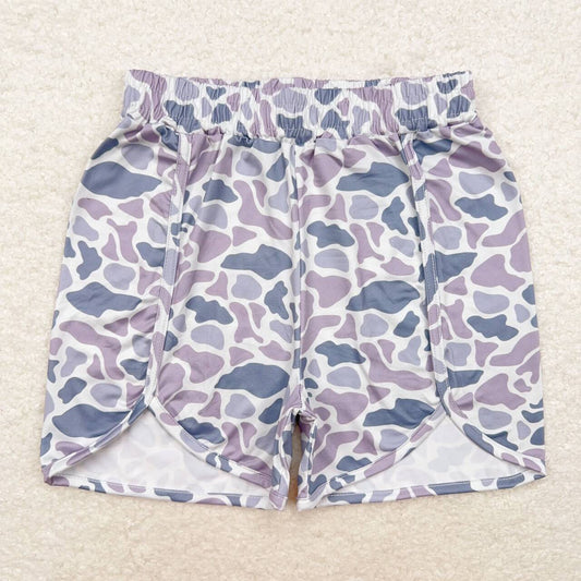 SS0363 Grey camouflage shorts for adult women