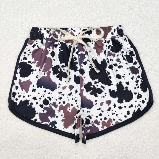 SS0370 Cow print shorts for adult women New arrival