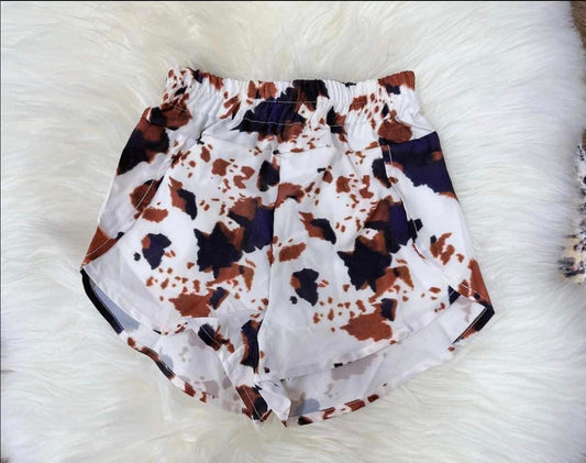 Preorder SS0386 Ink-print shorts for adult women