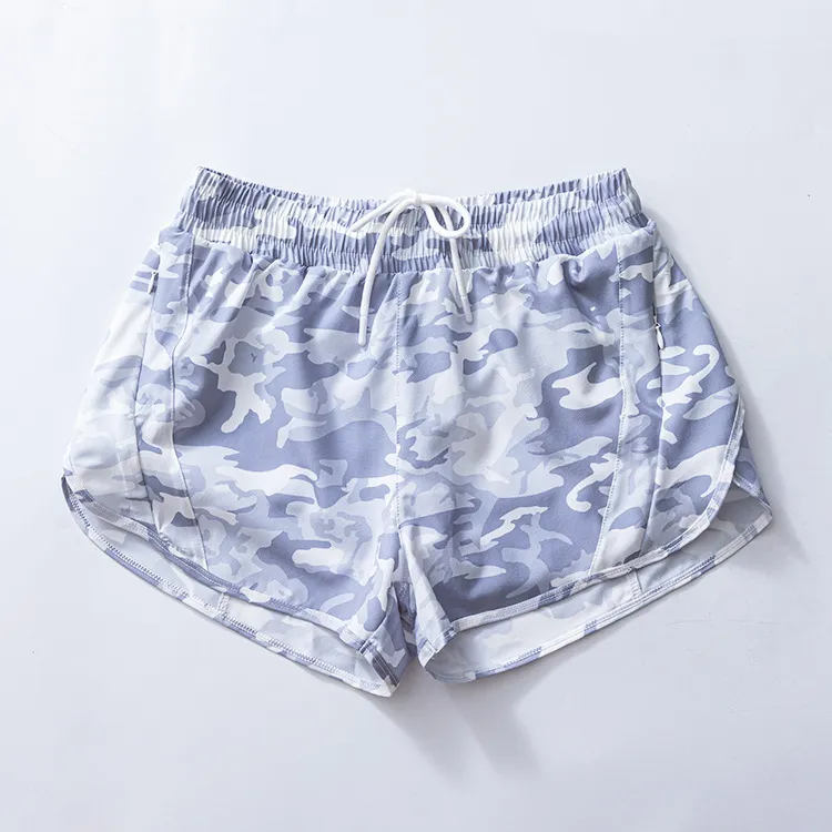 preorder SS0476 Grey Blue Camouflage Yoga Shorts Girls boutique outfit 202503